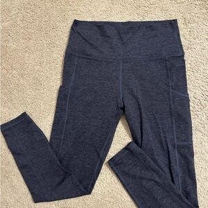 Navy High-Waisted Leggings